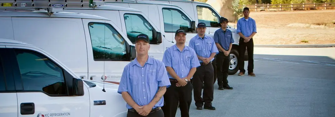 KIC Refrigeration crew ready for Mini Split Repair jobs across East Port Orchard